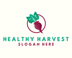 Beet Vegetable Crops logo design