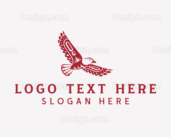 Tribal Ethnic Eagle Logo