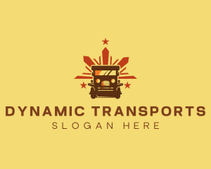 Philippine Jeepney Transportation logo design