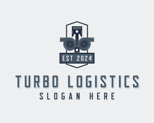 Turbo Piston Mechanic logo design