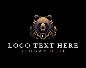 Wild Bear Animal Logo