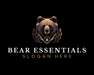 Wild Bear Animal logo