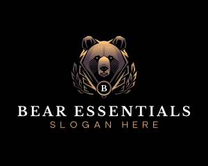 Wild Bear Animal logo design