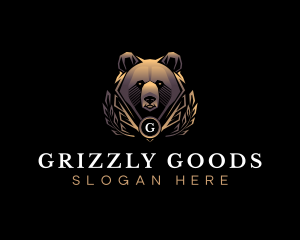 Wild Bear Animal logo design