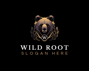 Wild Bear Animal logo design