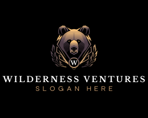 Wild Bear Animal logo