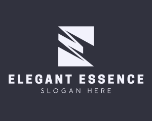 Professional Zigzag Letter E logo design