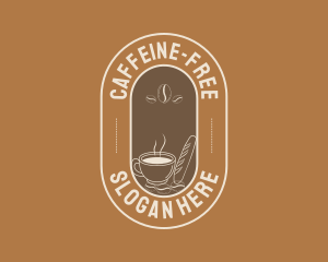 Hot Coffee Bean logo design