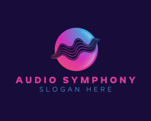 Sound Audio Wave logo design