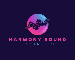 Sound Audio Wave logo design