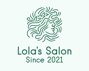 Beauty Salon Outline  logo design