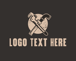 Rustic Wrench Pipe Tool logo