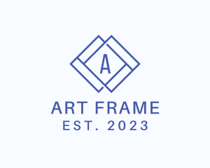 Diamond Frame Home Decor logo design