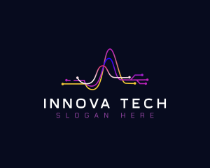 Tech Digital Waves logo design