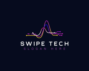 Tech Digital Waves logo design