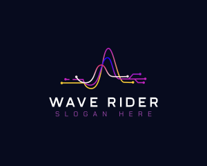 Tech Digital Waves logo design