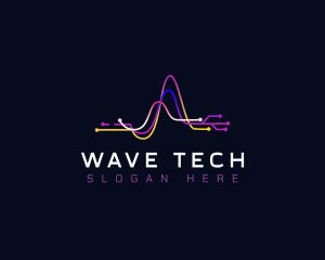 Tech Digital Waves logo design