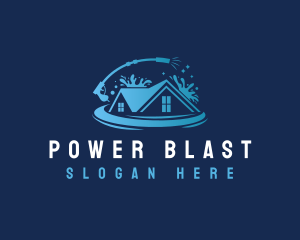 Power Wash House logo design