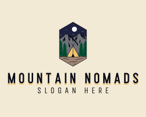 Mountain Forest Camp logo design