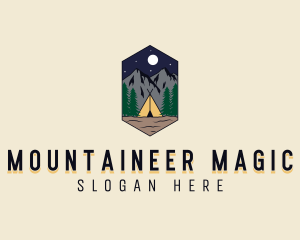 Mountain Forest Camp logo design