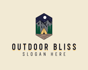 Mountain Forest Camp logo design