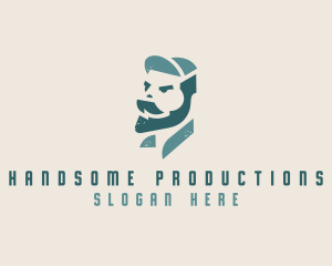 Hipster Worker Guy logo