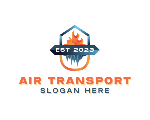 Fire Ice Air Conditioning logo design