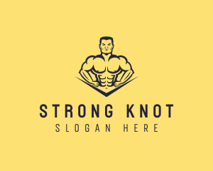 Strong Muscle Gym logo design