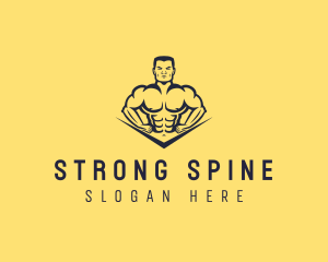 Strong Muscle Gym logo design