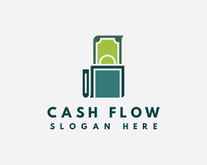 Cash Money Wallet logo design