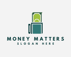 Cash Money Wallet logo design