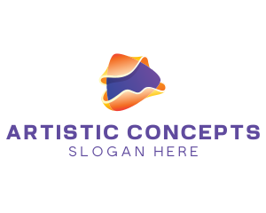 Abstract 3D Multimedia logo