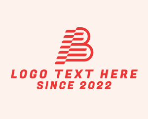 Letter B - Modern Wave Letter B logo design
