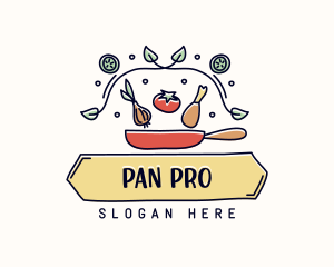 Pan Restaurant Cooking logo design