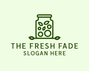 Healthy Greens Jar logo design