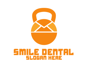 Orange Kettlebell Mail logo