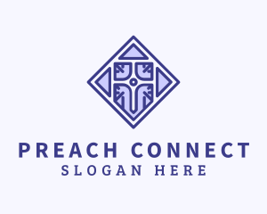 Diamond Cross Parish logo design