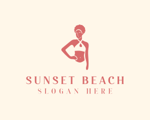 Woman Bikini Lingerie logo design