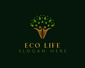 Human Environment Wellness logo design