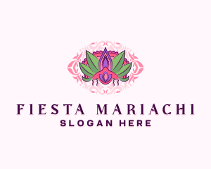 Filipino Floral Fiesta logo design