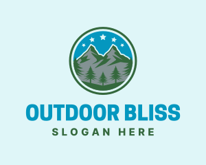 Mountain Outdoor Adventure  logo design