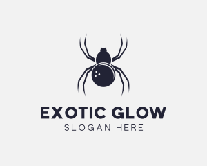Gray Spider Bowling Ball logo
