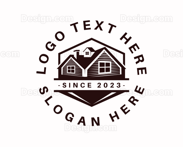 House Roofing Property Logo