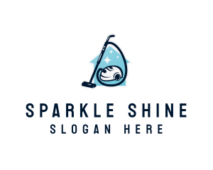 Vacuum Sparkle Housekeeping logo design