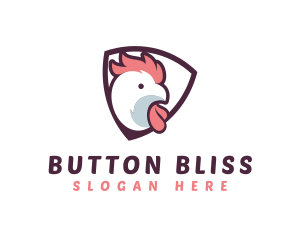 Rooster Chicken Hen logo design