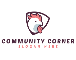 Rooster Chicken Hen logo design