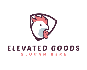 Rooster Chicken Hen logo design