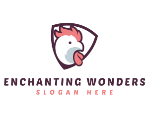 Rooster Chicken Hen logo design