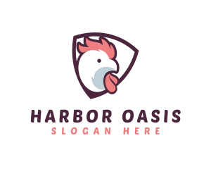 Rooster Chicken Hen logo design