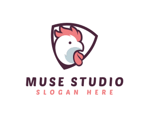 Rooster Chicken Hen logo design